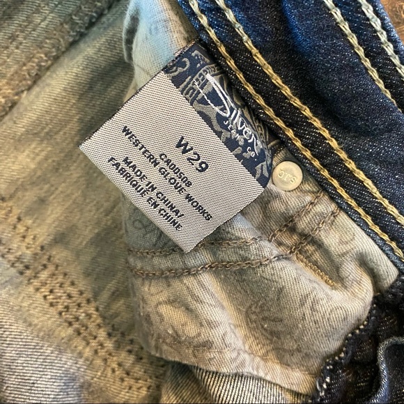 Silver Jeans Aiko Capri Denim Pants Stretch - Picture 4 of 7